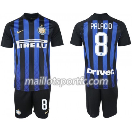 Maillot de Foot Inter Milan PALACIO 8 Enfant Domicile 2018/19